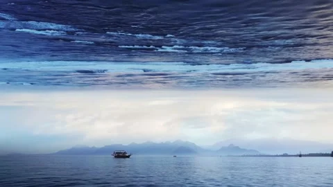 Upside Down sea Stock-Footage 218984643
