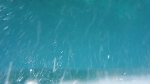 Upside Down Shot Of Sea Surface Stock Footage 125803182