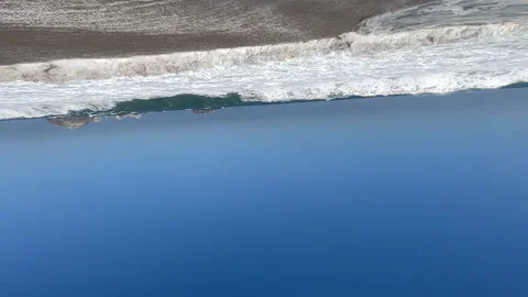 Upside Down Slow Motion Wave Stock Footage 175885030