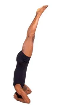 Upside Down Yoga Stock Photos