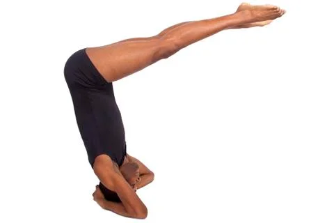 Upside Down Yoga Stock Photos