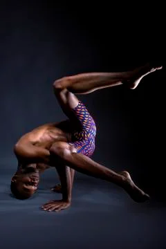 Upside Down Yoga Stock Photos