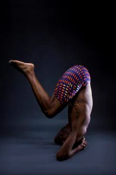 Upside Down Yoga Stock Photos
