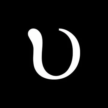 Upsilon greek sign Stock Illustration