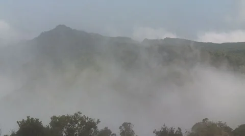 Upslope Fog Stock Footage 54709153