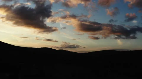 Upstate New York Sunset Stock Footage 196003501