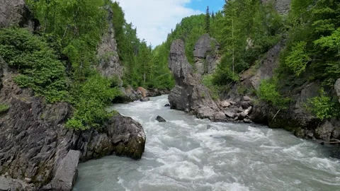 Upstream River Footage Stock Footage 266288578