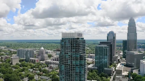 Uptown Charlotte 스톡 동영상 130860048