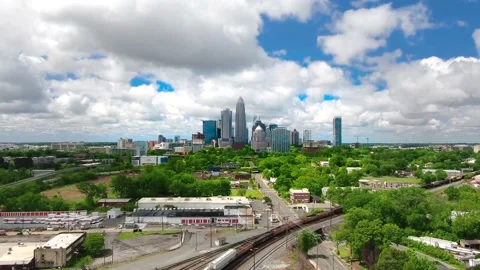 Uptown Charlotte Stock Footage