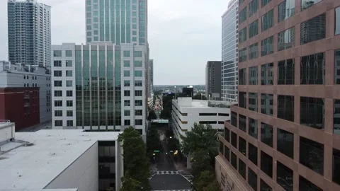 UPTOWN PAN THROUGH BUILDINGS Stock Footage 159828485