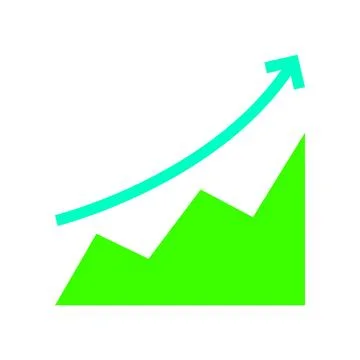 Uptrend Arrow Chart Stock Illustration