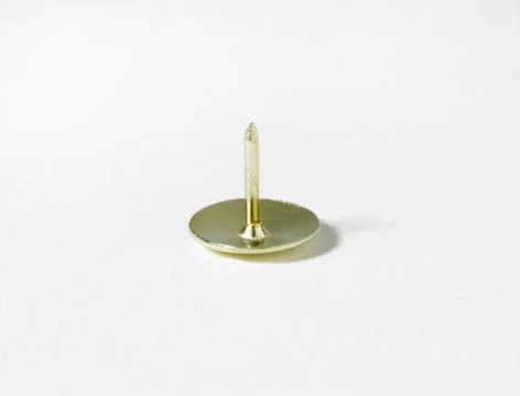 Upturned drawing pin Stock Photos