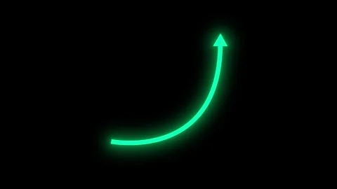 Upward arrow growth progress success business animation Stock Footage 330539627