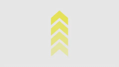 Upward direction swipe arrow animation video Stock Footage 330428016