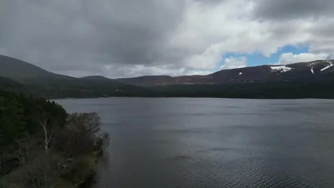 Upward lake mountain ascent Stock Footage 334381586