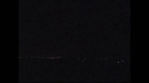 Upward Lightning from Towers Stock Footage 54722481
