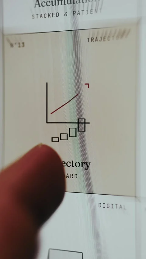 Upward trending bar chart icon representing financial trajectory Stock Footage 335896347