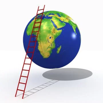 Upwards to the Earth Stock Illustration