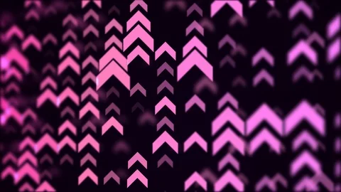 Upwards facing chevrons growth motion background loop pink Stock Footage 88792004