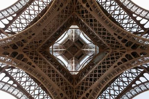 Upwards view of Eiffel Tower; Paris, France Photos