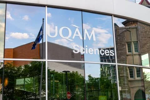 UQAM Sciences building Stock Photos