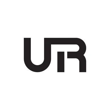 Ur initial letter vector logo Stock-Illustration