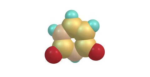 Uracil molecular structure isolated on white Stock Illustration