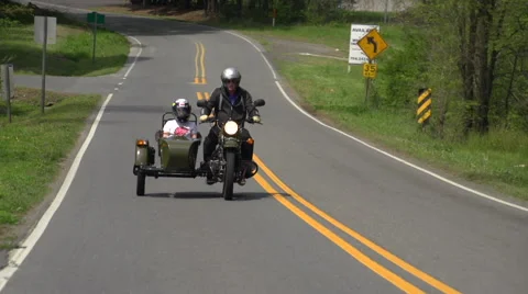 URAL MOTORCYCLE PART 2 Video stock 49148842