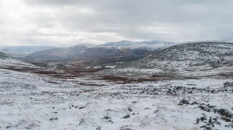 Ural Mountains, autumn, Timelapse Stock Footage 56889491