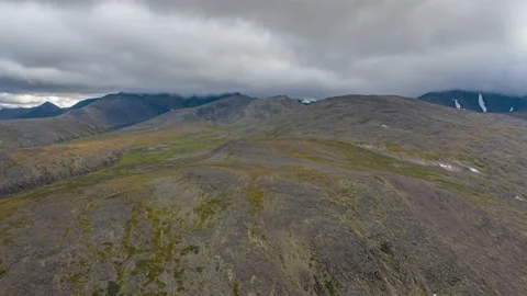 Ural mountains hyperlapse, bad weather mauntains, Russia Stock Footage 165268934