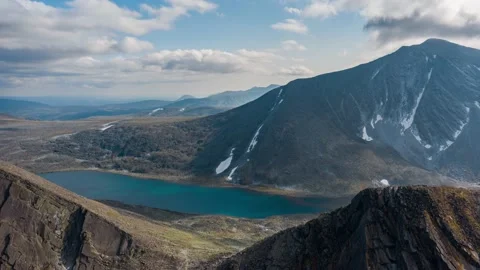 Ural mountains hyperlapse, Blue lake, Russia Stock Footage 165268903