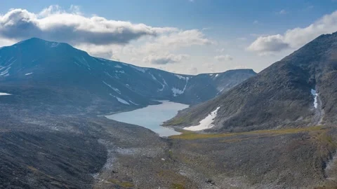 Ural mountains hyperlapse, Blue lake, Russia Stock Footage 165268933