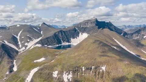 Ural mountains hyperlapse, Blue mountain lake, Russia Stock Footage 165269087