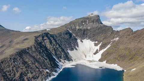 Ural mountains hyperlapse, Blue mountain lake, Russia Stock Footage 165269099