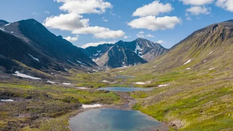 Ural mountains hyperlapse, Mountain valley , Russia Stock Footage 165268905