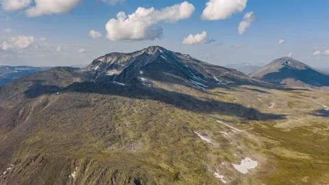 Ural mountains hyperlapse, Narodnaya mountain, Subpolar Ural, Russia Stock Footage 165269166