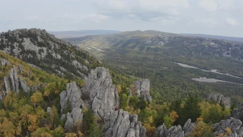 Ural mountains landscape Stock Footage 147590961