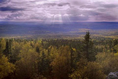 In the Ural Mountains Stock Photos