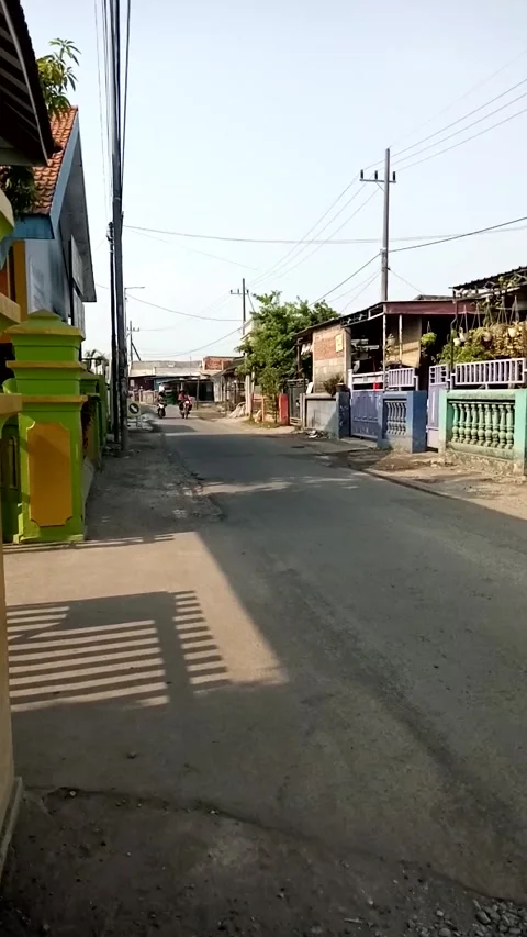 Urangagung Street Sidoarjo East Java Indonesia Stock Footage 220320651