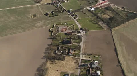 Uranienborg from above Stock Footage 10909780