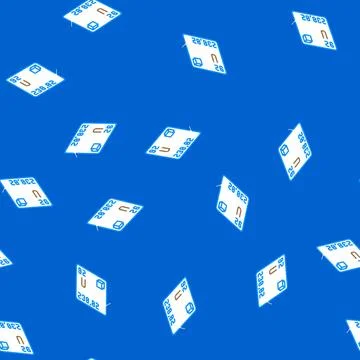 Uranium chemical element isometric icon seamless pattern イラスト素材