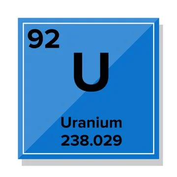 Uranium Element Stock Illustration