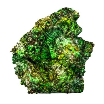 Uranium Ore Rock, 3D rendering Illustrazione stock