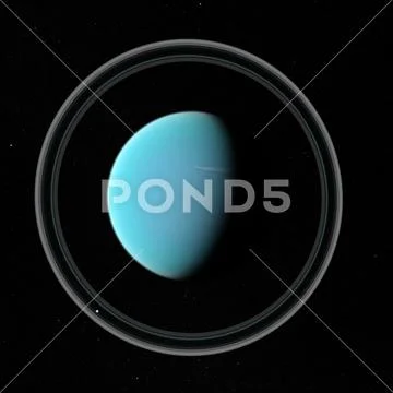 Uranus, artwork Stock Illustration