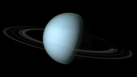 Uranus Elements of this image furnished by NASA Illustrazione stock