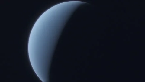 Uranus Exploration deep in our Solar system Stock-Footage 240434797
