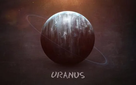Uranus - High resolution Foto stock