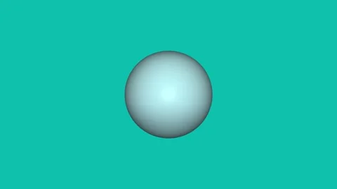 Uranus icon animated video Stock Footage 295032093