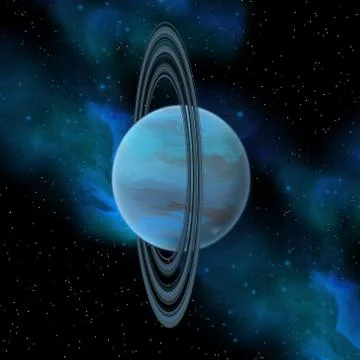 Uranus Planet Stock Illustration