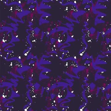 Urban abstract seamless pattern with wave vector elements Illustrazione stock